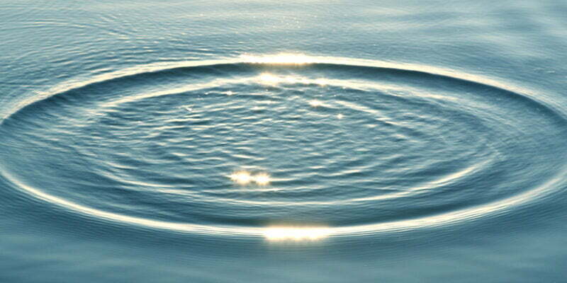 Ripples on water